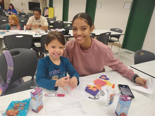 Valentines crafting family event